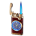 Miniatyrbild 1 av 5: Uppblåsbar tändare med elektrisk watch Creative Dial Rocker Arm Uppblåsbar tändare (gas ingår inte, måste blåsa upp dig själv) red