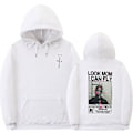 Miniatyrbild 2 av 4: Cactus Jack Hoodie Män Kvinnor Dubbelsidig print Utseende Mamma I Can Fly Travis Scott Hoodies Unisex Hip Hop Streetwear Yellow XL