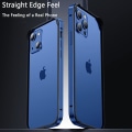 Miniatyrbild 5 av 5: Aluminiumram Metall stötfångare Case Kompatibel Iphone 15 Pro Max/15 Pro/15 Plus med upphöjd kantskydd Silver iPhone 15 Plus