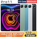 Miniatyrbild 5 av 5: Pro11 12gbram + 512gbrom 12,9 tum Android OS 12.0 White