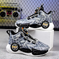 Miniatyrbild 2 av 5: Barn Sneakers Pojkar Basketskor Halkfria Barn Sportskor 3Bzx2303 Black 35