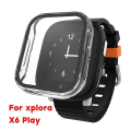 Miniatyrbild 2 av 5: För Xplora X6 Play Full Edge-screen Protector Watch Bumper-shell Dammtät cover Black