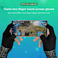 Miniatyrbild 5 av 5: 1 par fingerhandskar för spel Pubg Mobile Set Svettsäker Repfri color2 none