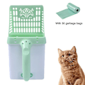 Miniatyrbild 1 av 5: 30 Count Refill Bag Bundle - Cat Litter Sifter Scoop System med extra avfallspåsar Green none