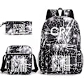 Miniatyrbild 1 av 4: Fash Cr7 3st Set Ryggsäck Mol Väskor Väska Resväska 3 Only Backpack