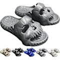 Miniatyrbild 1 av 5: Tofflor Tjockbottna Strandsandaler Par Tofflor Skull Tofflor Enkelband Slides Sommar Light Gray Size 44x45