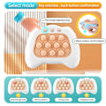 Miniatyrbild 4 av 5: Elektriskt banbrytande pussel Pop It konsol Stress relief Fidget Toy Quick Push Bubble-spelkonsol för barn Flerfärgad valfri White
