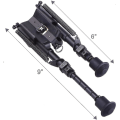 Miniatyrbild 2 av 5: 6-9 tums Bipod Picatinny Bipod med adapter null none