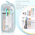 Miniatyrbild 4 av 5: Transparent pappersväska Förvaringslåda för vuxna kontor (inga brevpapper, grön) null none