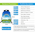 Miniatyrbild 2 av 5: Undertale Game Perifer Undertale Schoolbag Grundskoleelever Printed tecknad Anime Ryggsäck null none