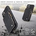 Miniatyrbild 3 av 5: Multifunktionellt RFID- case för iPhone 15 Plus Black