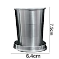 Miniatyrbild 2 av 5: Campingmugg Camping hopfällbar kopp Bärbar utomhusresor Demonterbar hopfällbar kopp null none