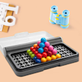 Miniatyrbild 2 av 5: 3d Pussel Wisdom Brädspel Klassiskt Pussel Pyramid Plate Iq Tester Barn Logisk Mind Game Pyramid Beads Pussel Hjärnleksaker null none