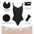 Miniatyrbild 4 av 4: Ultra Comfy Body Shaper,,kvinnor Skulptera Body Tummy Control Shapewear Seamless Body Shaper String Stroppa Justerbara remmar , Botao M