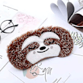 Miniatyrbild 4 av 4: 2-pack söta djur sömnmask för flickor Söt tecknad mjuk plysch för ögonbindel Sleep Eye Cover null none