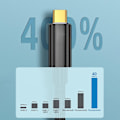 Miniatyrbild 3 av 5: Usb4-förlängningskabel Thunderbolt 4-förlängningskabel USB C 4.0-stöd Pd 100w 0.8m