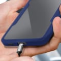 Miniatyrbild 3 av 3: Case för Oppo A74 4G Plexiglas Bak och Polymer Front Blue