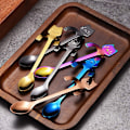 Miniatyrbild 5 av 5: Katt-Sked Kaffesked, Set Om 6 (Flerfärgad-s) null none