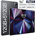 Miniatyrbild 3 av 5: Pro11 12gbram + 512gbrom 12,9 tum Android OS 12.0 Black