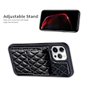 Miniatyrbild 3 av 5: Bf22-stil case för Iphone 12 Pro Max Pu Läderbelagd Tpu Kickstand Cover Black