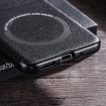 Miniatyrbild 5 av 5: För Motorola Razr 40 5G magnetiskt phone case PU-läder+PC-hårt cover kompatibelt med Magsafe Black