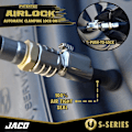 Miniatyrbild 4 av 6: JACO Lightning S-serien däckluftchuck - 1/4&#34; F-NPT | Open Flow (2-pack)