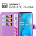 Miniatyrbild 3 av 5: Oppo FIND X2 NEO Case Case Cover MANGANESE VIOLET FIND X2 NEO