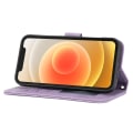 Miniatyrbild 5 av 5: Präglat case för iPhone 15 Plus Light purple