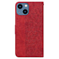 Miniatyrbild 3 av 5: Geometriskt präglat case för iPhone 15 Plus Red