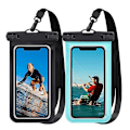 Miniatyrbild 4 av 5: Vattentät telefonväska, vattentätt phone case för simning Torrväska under vattnet med snöre för snorkling Båtliv Fiske Regnande för Iphone null none