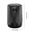 Miniatyrbild 4 av 5: Fordon Mikrovågs molekylär avisningsinstrument, solid aromaterapi avisningskopp för bil Black
