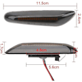 Miniatyrbild 4 av 5: Led framskärm sidomarkeringsljus Blinkerslampa för - 1 3 5 Series E90 E91 E60 E61 E82 E83 Dyna null none