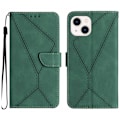 Miniatyrbild 1 av 5: Sydd präglad case för iPhone 15 Plus Green