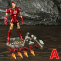 Miniatyrbild 1 av 4: Zd Toys Marvel Iron Man Mk1 Mk2 Mk3 Mk4 Mk5 Mk6 Mk7 Mk42 Mk43 7&quot; Film Actionfigur Iron-man Mark 1 2 3 4 5 6 7 42 43 Legends C MK3 A - Loose