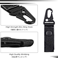 Miniatyrbild 2 av 4: 2023,4 st Tactical Bälte Nyckelhållare Bältesklämma Webbing Spänne Rem Bälte Nyckelring Nyckelring Krok