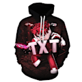 Miniatyrbild 1 av 3: Roblox Barn Pojkar Flickor Luvtröja Sweatshirts Långärmad Printed Jacka Toppar Kappa C 7-8 Years