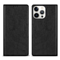 Miniatyrbild 1 av 5: Case för Iphone 15 med Rfid-blockering, stativ Pu-läder skyddande case Stötsäkert skyddande phone case Black For iPhone 15 Plus