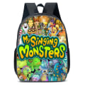 Miniatyrbild 2 av 4: My Singing Monsters Printed Ryggsäck Skolväska Utomhus Rese Ryggsäck För Barn Pojkar D