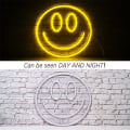 Miniatyrbild 3 av 5: Smile Face Neonskylt Led Neonljus Smiley Face Light Up Skyltar för sovrum Barnrum Bröllopsinredning null none