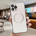 Miniatyrbild 1 av 5: Case kompatibelt med Iphone 15 Pro Max, Gradient Color Glas Cover med linsskydd, kompatibelt med Magsafe White For iPhone 15 Pro Max