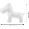 Miniatyrbild 5 av 5: Styrofoam Polystyrene Modellering Skum Polystyren Hundformer Vita Craft Foam Bollar För Gör-det-själv Rose Valp Blomsterdekor Jul Mittpunkt Cra null none