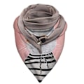 Miniatyrbild 1 av 2: Universal Höst Vinter Varm Vindtät Cat Prints Dubbellagers Buckle Scarf
