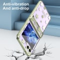 Miniatyrbild 2 av 4: Clear Star Slim Thin Transparent Stötsäkert gångjärnsskydd för Samsung Galaxy Z Flip 5 Green