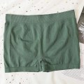 Miniatyrbild 1 av 4: Sömlösa shorts med hög midja Kvinnor Hip Push Up Shorts Säkerhetsbyxor Fitness Boxer Trosa Magkontroll Underkläder Kalsonger Z M style1 green