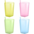 Miniatyrbild 1 av 5: Sippy Cup med sugrör Blandade färger Halmkoppar Plastkopp drickskopp null none