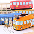 Miniatyrbild 2 av 5: Papperslåda för studenter Buss Papperslåda för små djur Tecknad animerad papperslåda (gul) null none