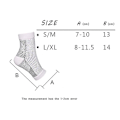 Miniatyrbild 2 av 5: Lugna strumpor Neuropati Kompression Ankel Arch Support Skydd Smärtlindrande strumpor White S M