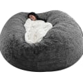 Miniatyrbild 1 av 5: Lazy Sofa Bean Bag Bean Bag Cover Stol Kudde Dark Grey 135*65CM