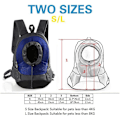 Miniatyrbild 5 av 5: Pet Carrier Ryggsäck, Hund Katt Front Pack Andas design null none