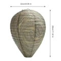Miniatyrbild 4 av 4: 4st getingbo lockbete Hängande falska fälla Giftfri papper lockbete Effektivt avskräckande bibålgetingar Fake Nest For Hom null none